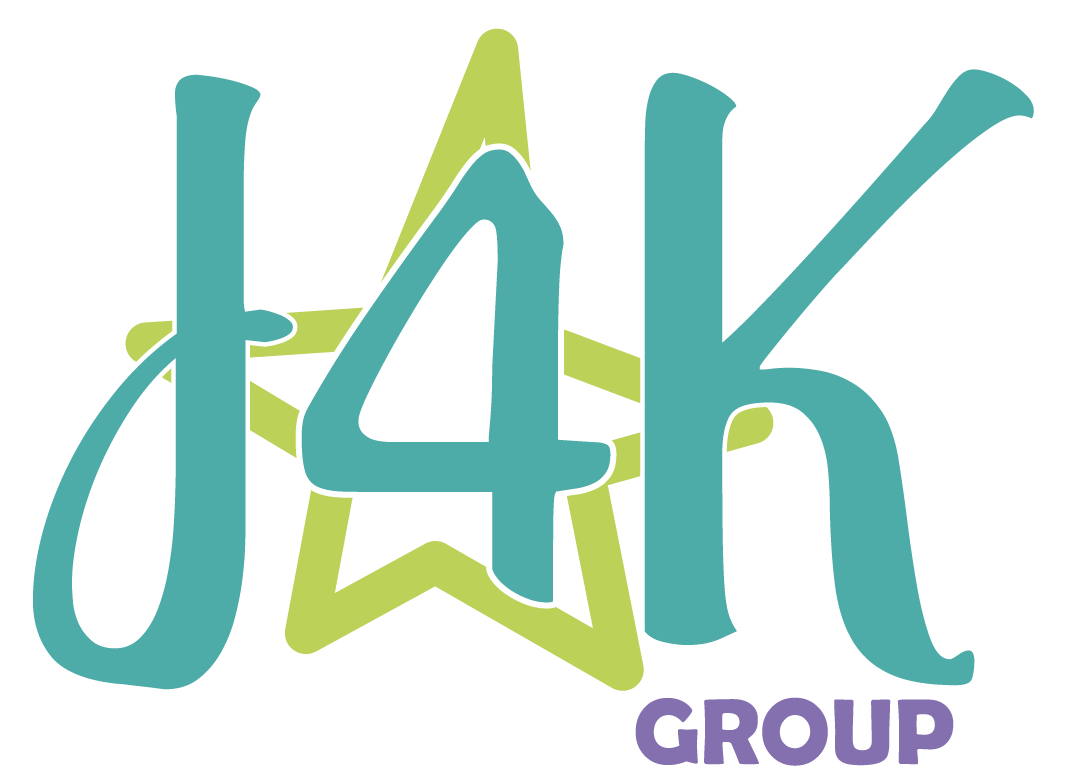 Logo de J4K Group, holding educativo especializado en el cuidado y educación integral de la primera infancia