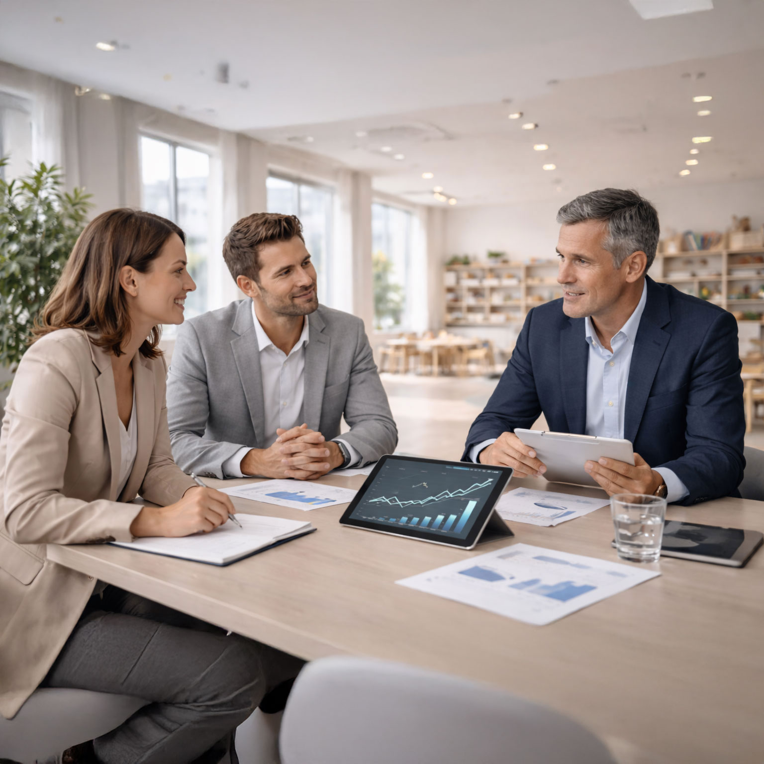 Equipo directivo de J4K Group reunido para la planeación estratégica y gestión educativa