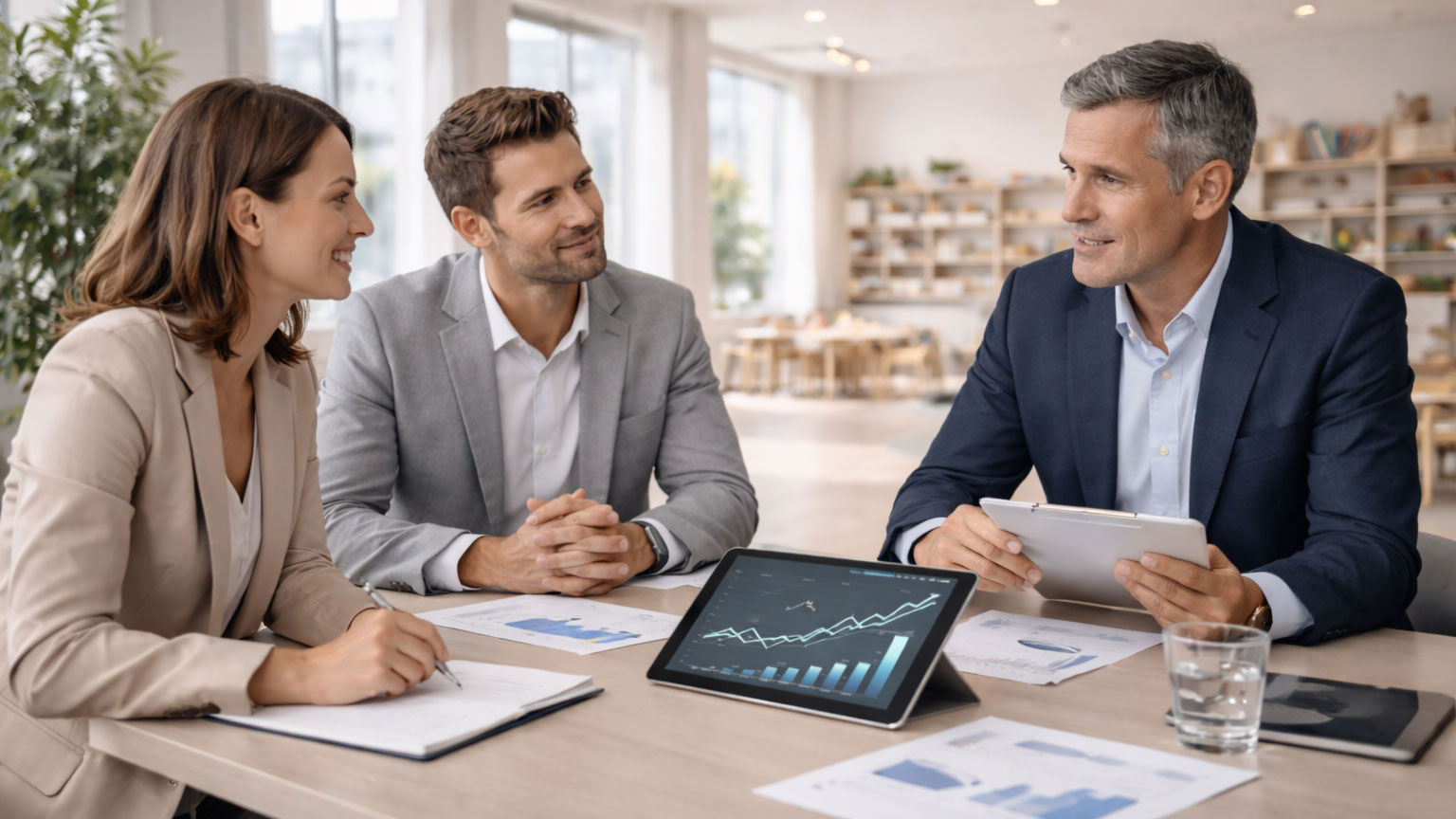 Equipo directivo de J4K Group reunido para la planeación estratégica y gestión educativa